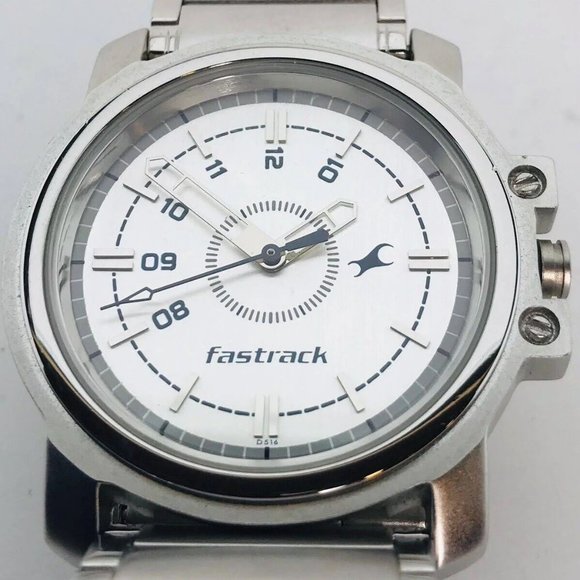 Men’s Fastrack  Silver Tone Watch - Picture 4 of 5